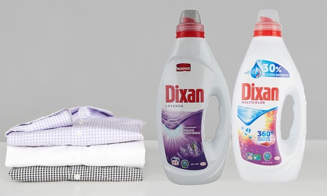 Fino a 9 flaconi di Dixan per un totale di 243 lavaggi, disponibili in 2 tipologie, venduti singolarmente o in pack da 3