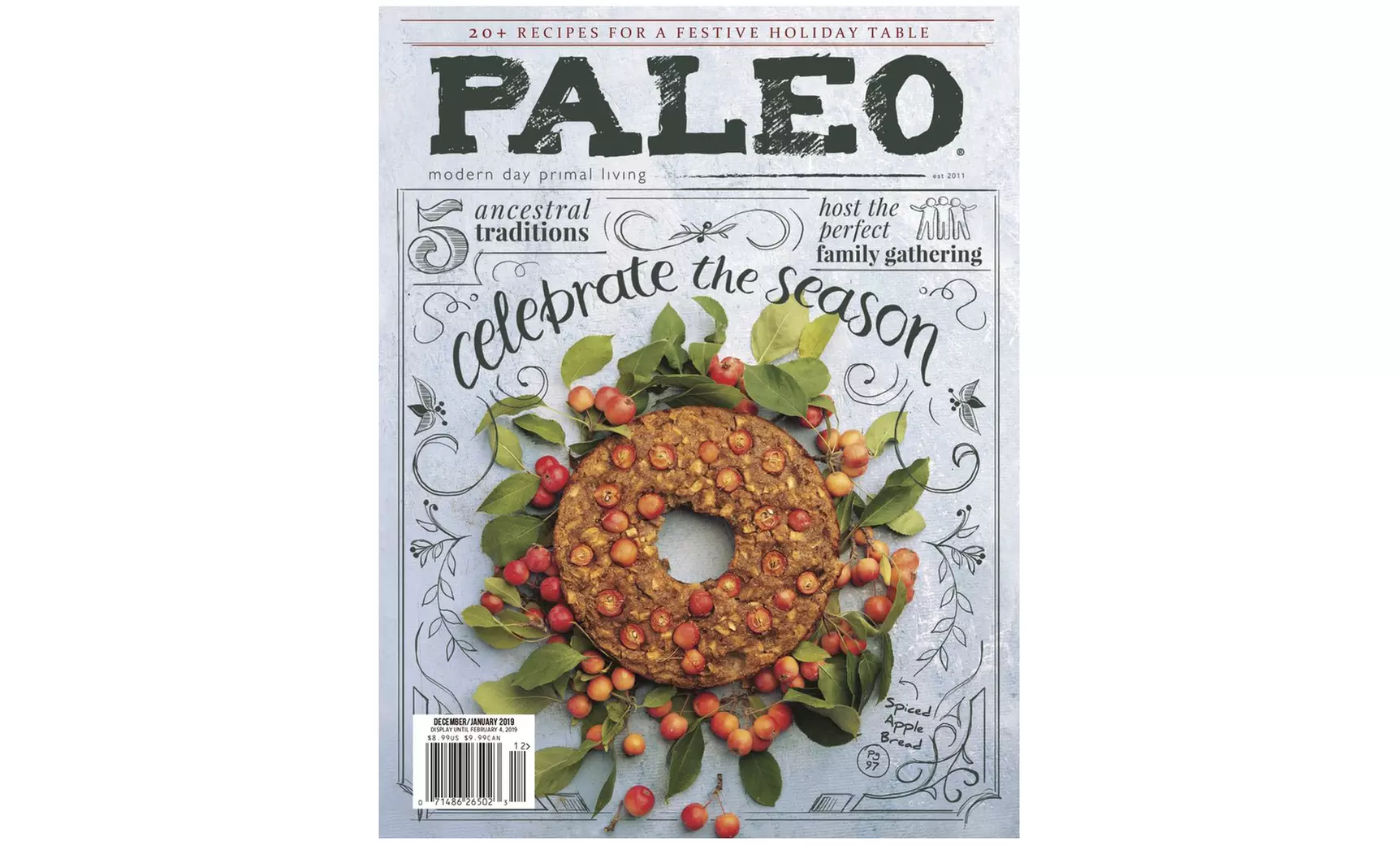 One-Year, Six-Issue Magazine Subscription to Paleo (17% Off) - Primary Image