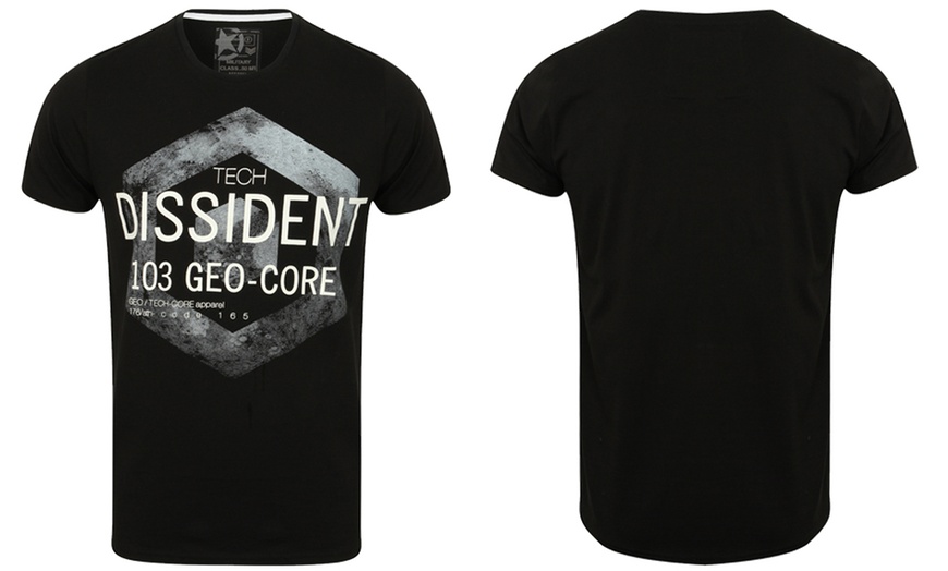 Image 2: Men's Dissident Printed T-Shirt