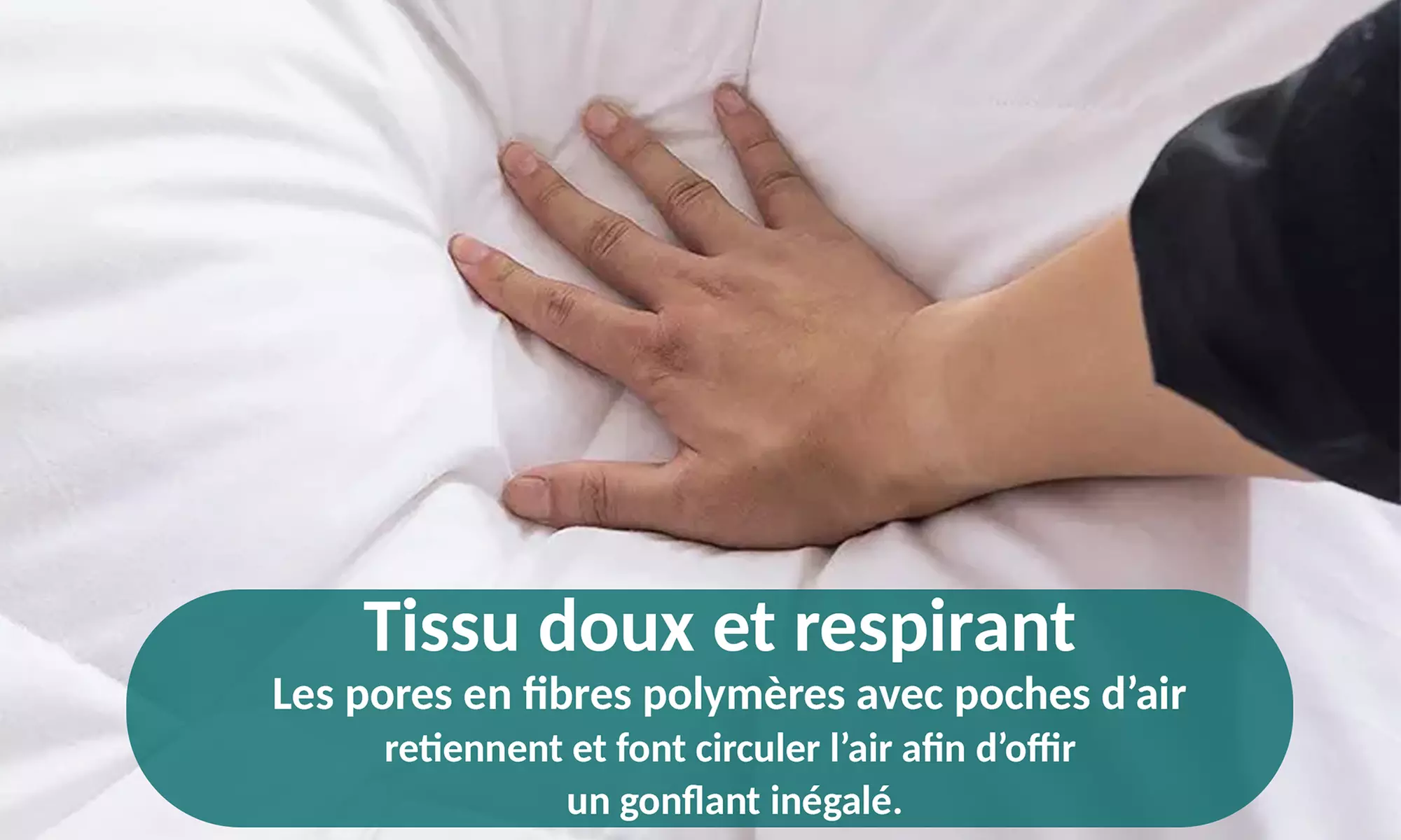 Couette Luxe Grand froid,100% microfibre, 400g/m² de Sampur