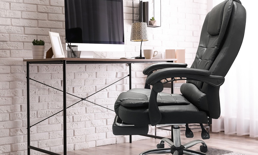 Image 3: Ergonomic Office Chair with Massage Function