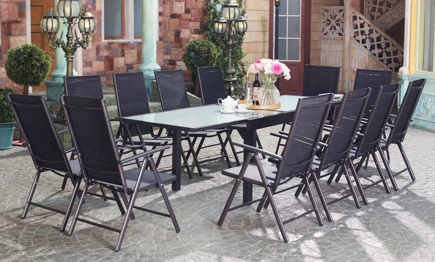 Image 3: Salon de jardin extensible "Lima" pour 6, 8, 10 ou 12 personnes