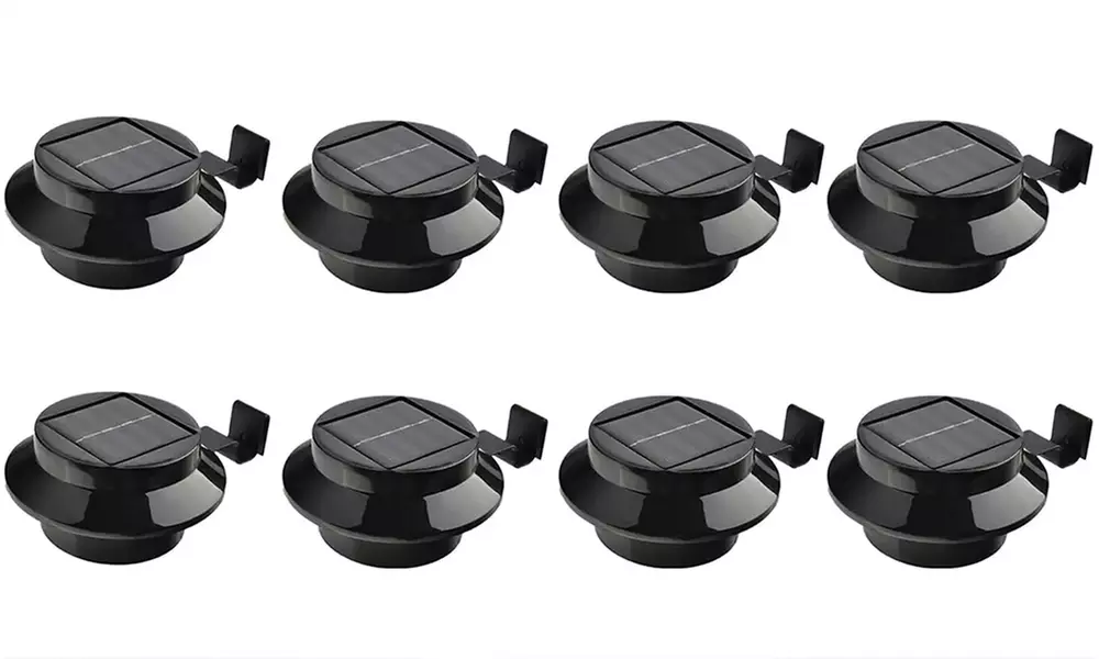 2x, 4x oder 8x Solar-Dachrinnenleuchten