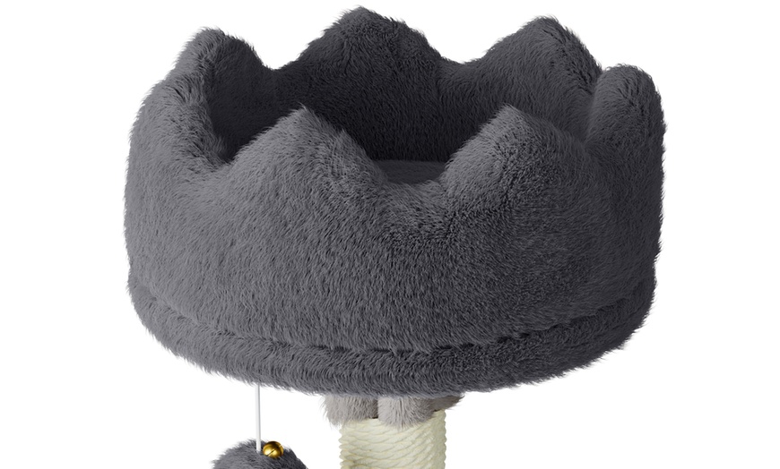 Image 3: 7-Layer 162cm Indoor Castle Cat Tree with Cat Scratching Posts