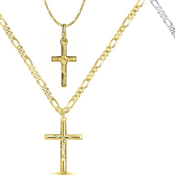 father son cross necklace