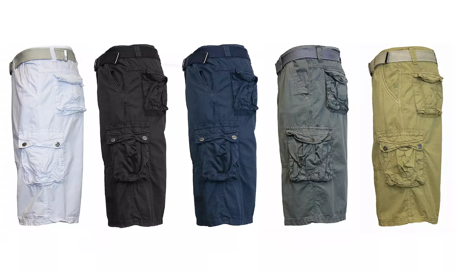 Men's Jetlag Belted Cargo Utility Shorts - Primary Image