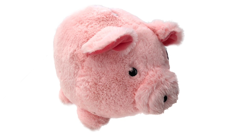 Image 8: Plush Piggy Bank