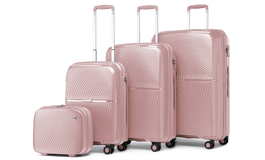 Image 22: Premium - Grade PP Hard - Shell Luggage