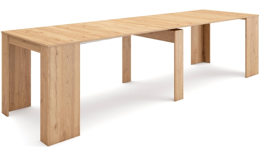 Image 19: New Table console extensible, Accueille jusqu'à 6 et 14 personnes En différentes couleurs