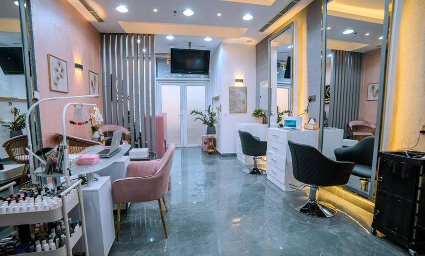 Image 5: Classic/Gelish Mani & Classic/Gelish Pedi Or Foot Spa w/ Mani & Pedi