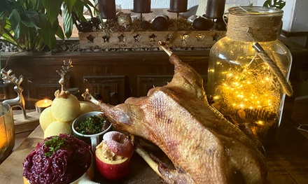 Für 2 Personen: 3-Gänge-Menü mit Gans - Naturfreundehaus Großer Wald Michelbach