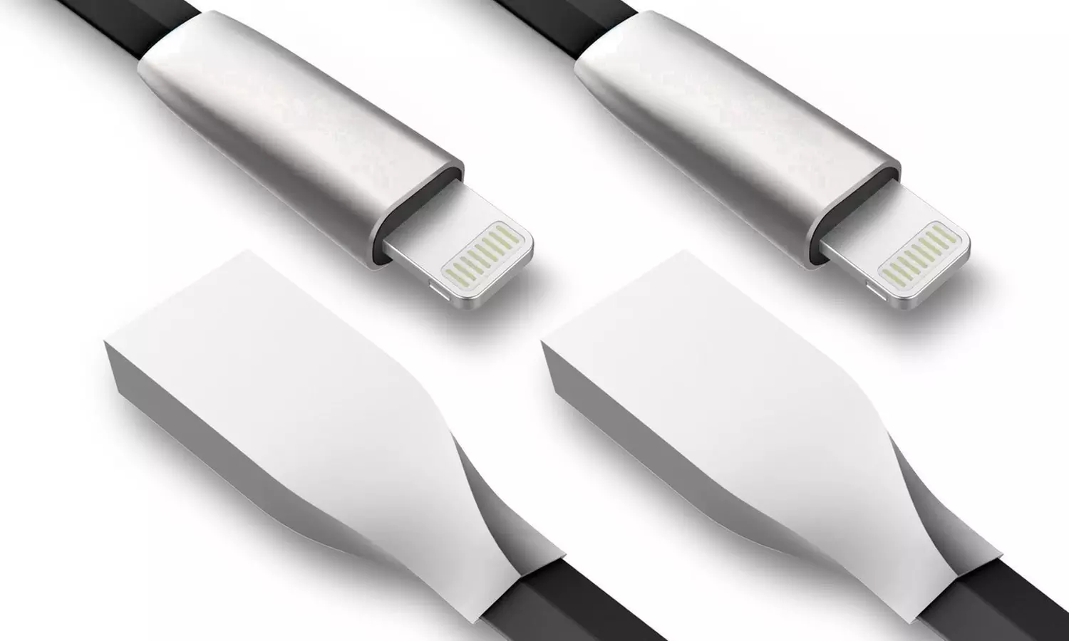 1 ou 2 chargeurs Anti-Break, USB-C, Lighting® ou Micro-USB