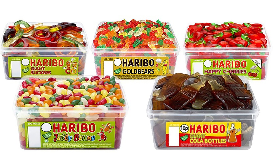 Image 1: 1.1kg Haribo Sweets Tub