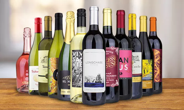$69.99 for 12-Bottle Spring Favorites Wine Collection from Heartwood & Oak ($244.88 value)  - Primary Image