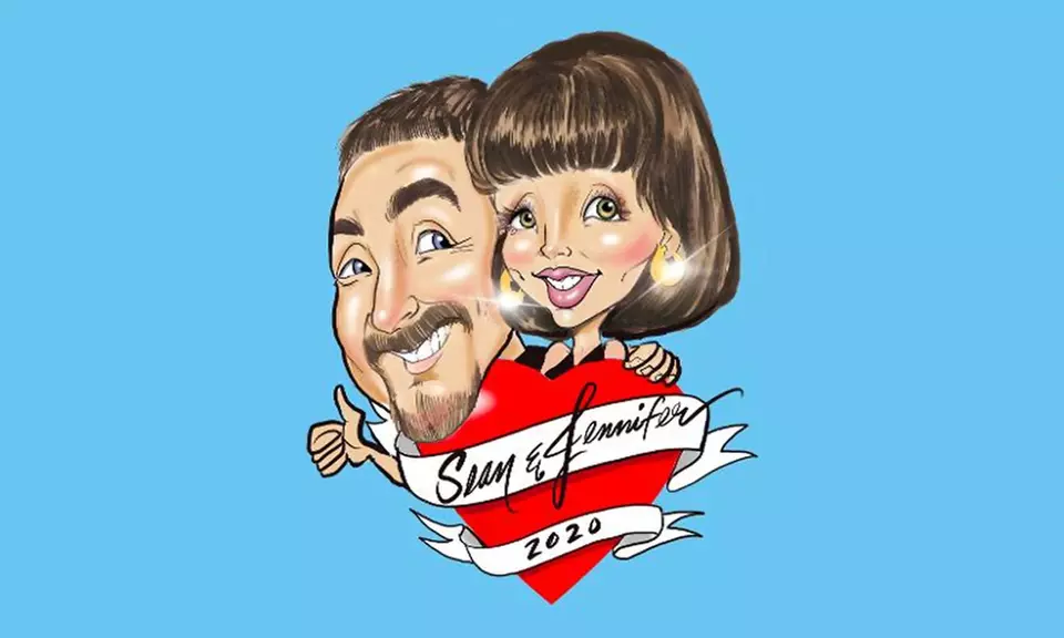 One Digital Caricature from Caricature Entertainment & Art Enterprises (Up to 30% Off). Three Options Available. - Primary Image