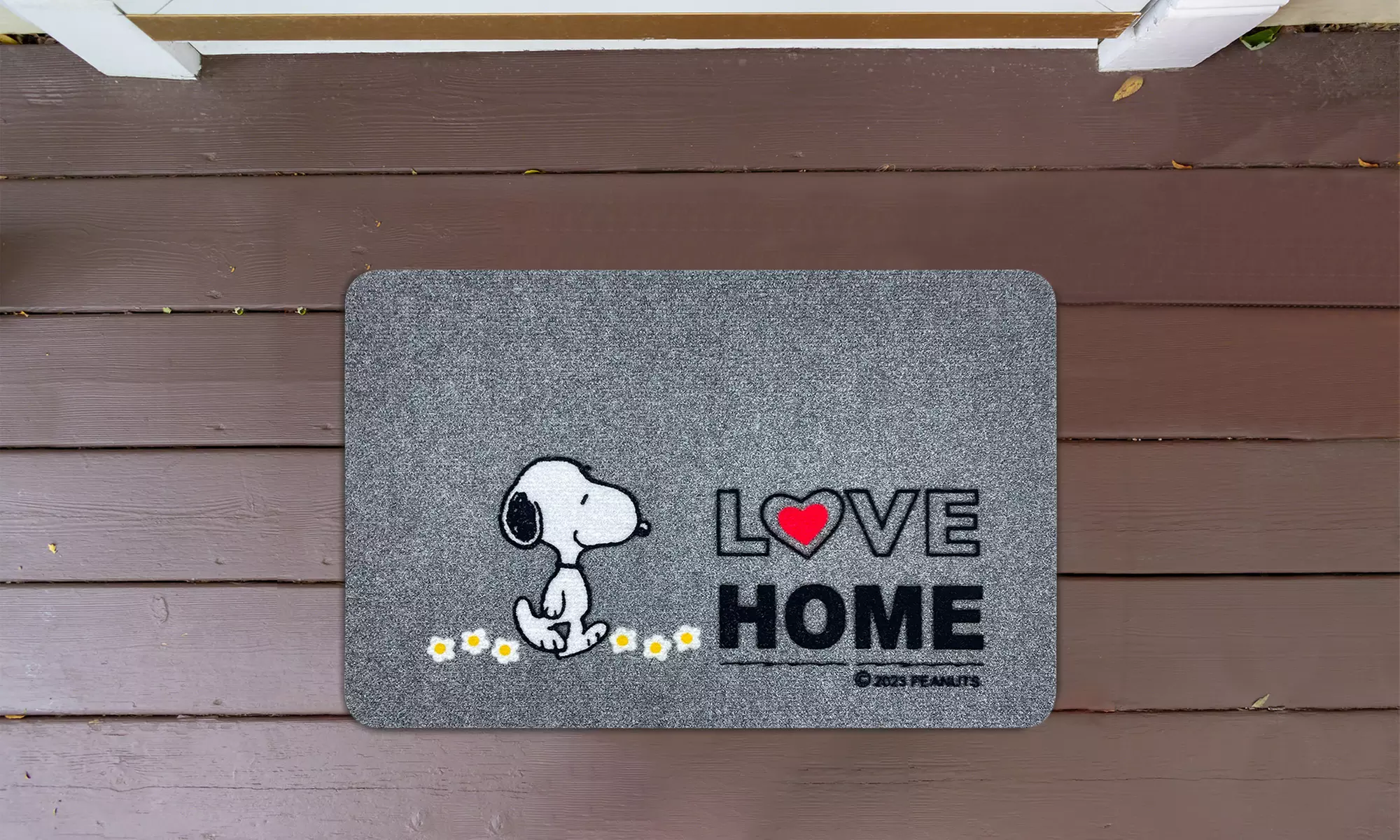 Eingangsmatte mit Snoopy-Motiv