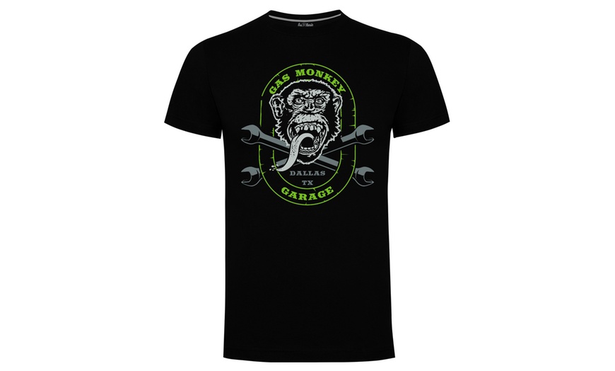 Image 9: Gas Monkey Garage T-Shirt with Front Print