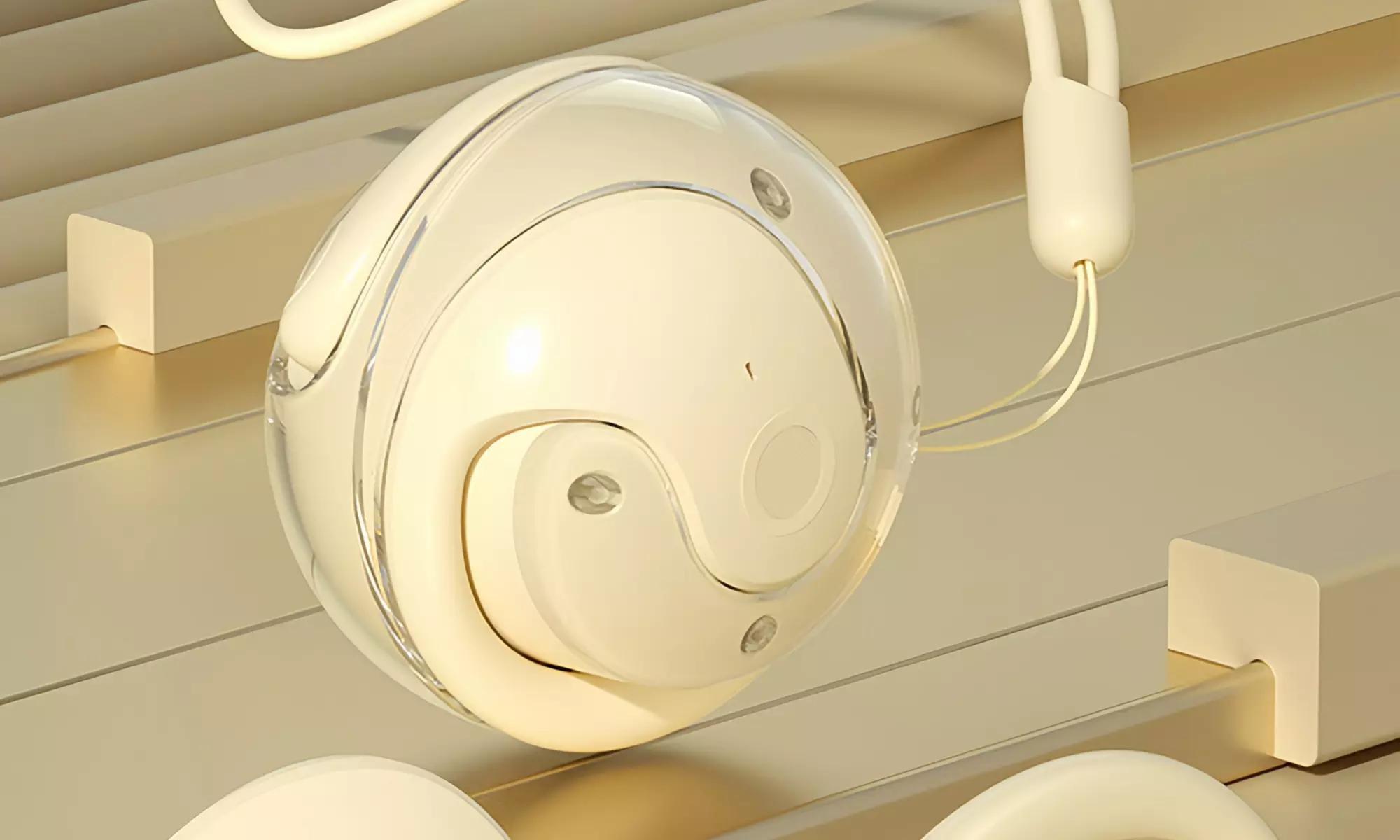 Auricolare Bluetooth a sfera di cocco