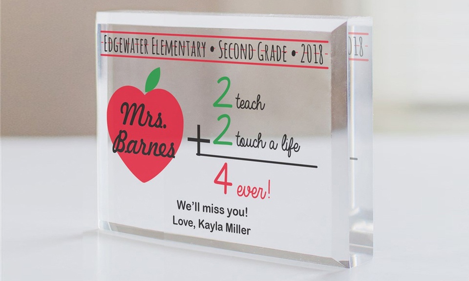 Create Unique Acrylic Teacher Keepsakes