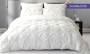 Diamond Pintuck Quilt Cover Set