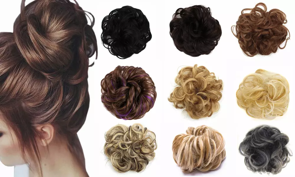 Messy Bun Scrunchie Hair Extension - Primary Image