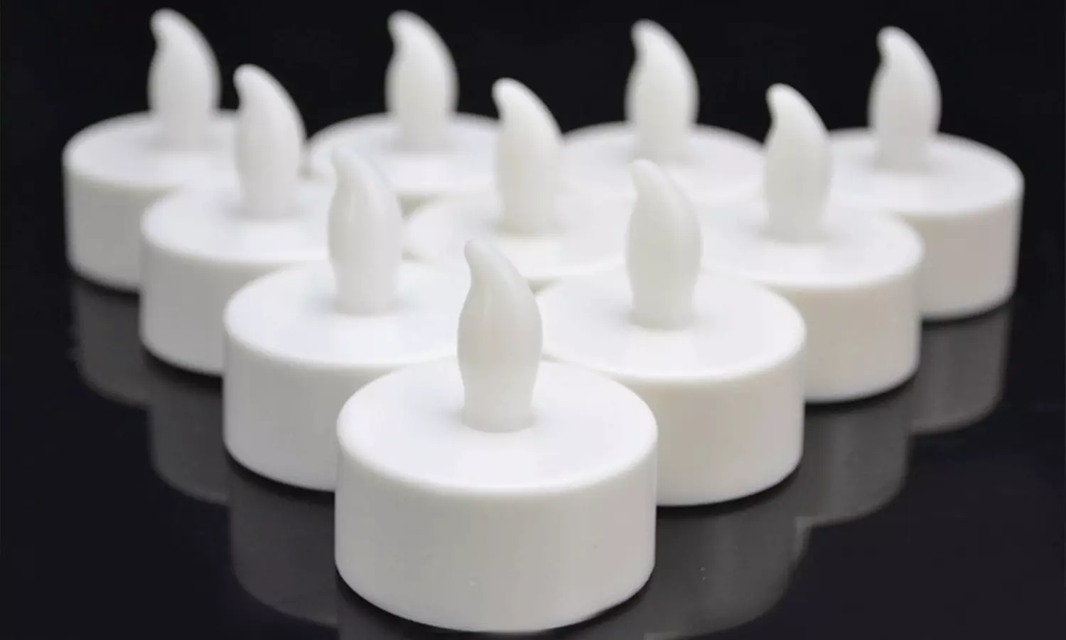 Flameless Candle LED Tea-Light Set (24-Pack) - Primary Image