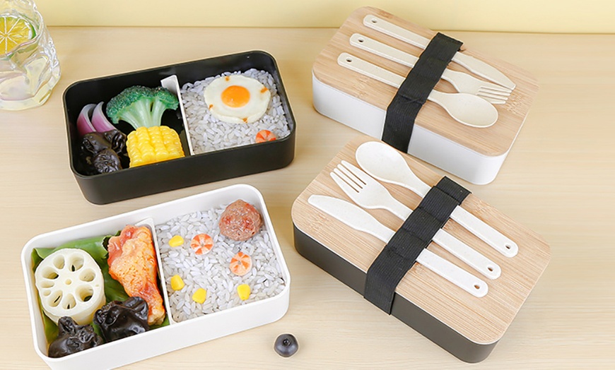 Image 7: One or Two Japanese Bento Lunch Boxes