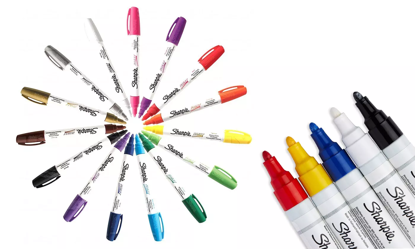 Sharpie Oil-Based Paint Markers (15- or 30-Pack) - Second Medium