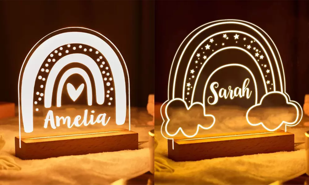 Design-Nachtlicht für Kinder mit Namen von Justyling