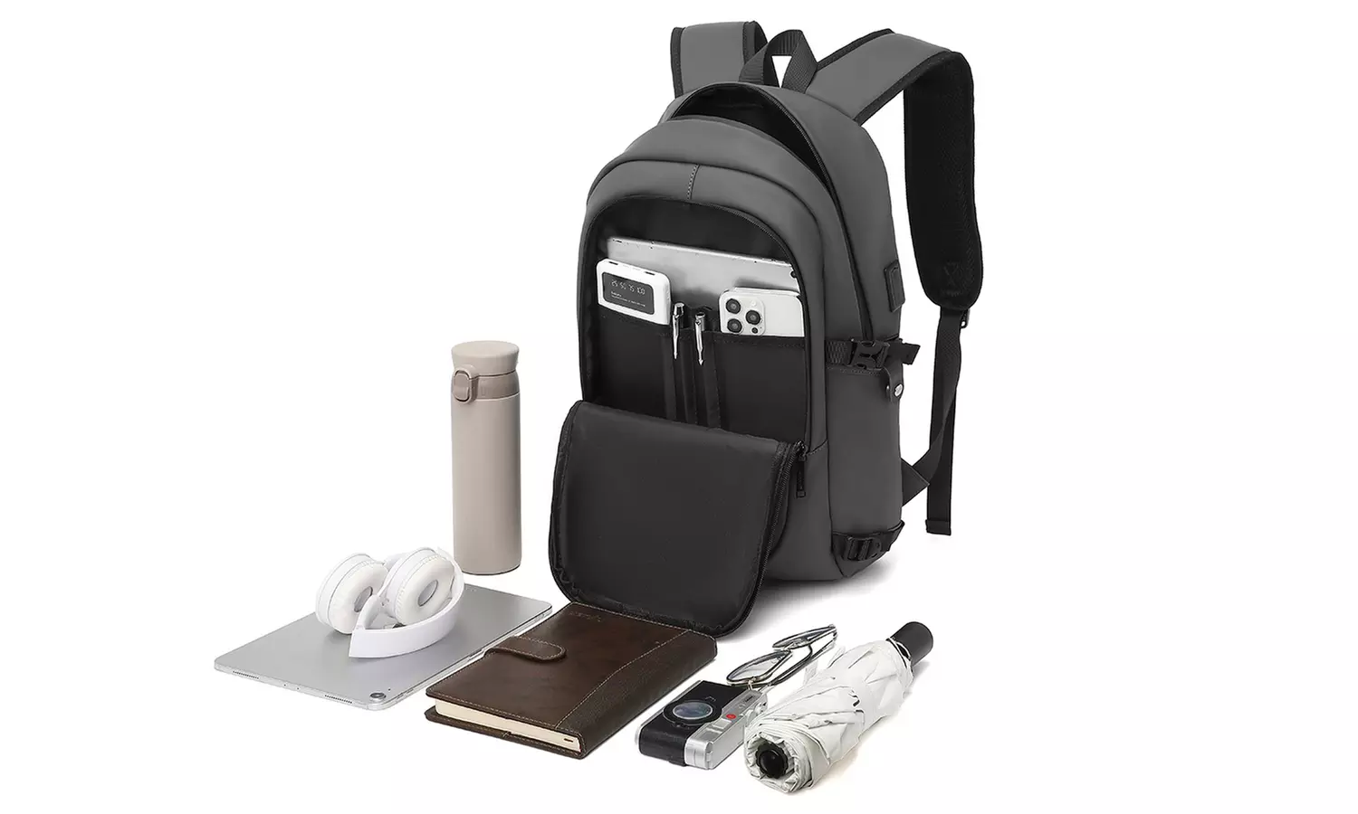 Rugzak voorzien van usb-poort