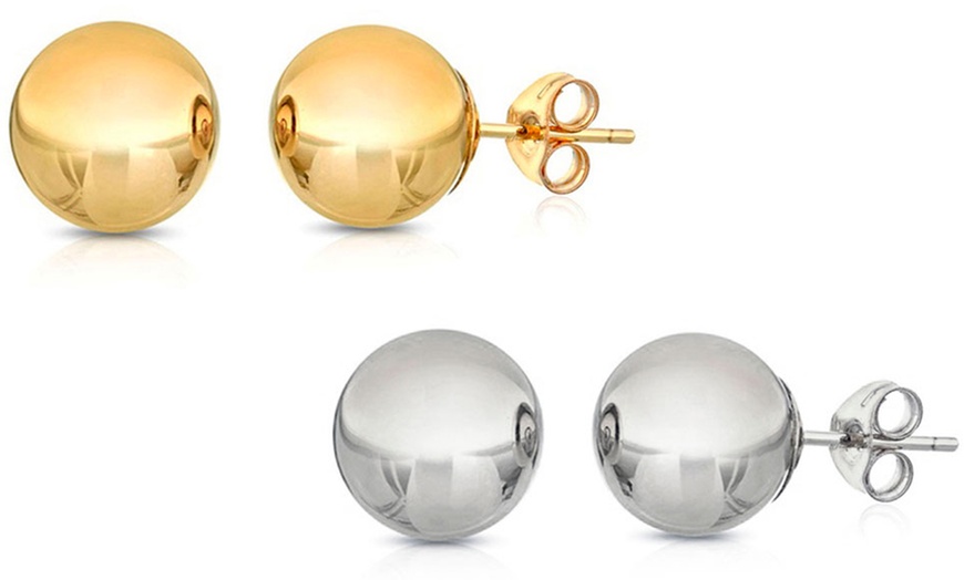 Image 14: Clous d'oreilles ronds Ah! Jewellery®