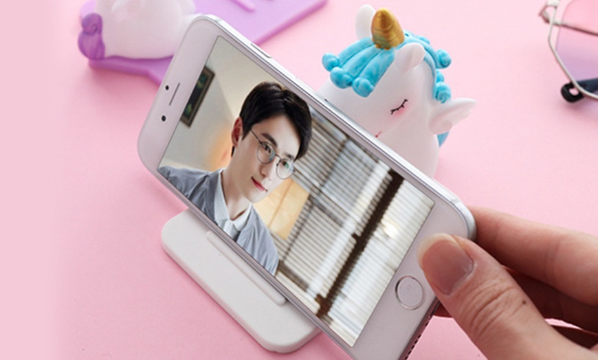 Image 2: Aquarius Unicorn Phone Holder 