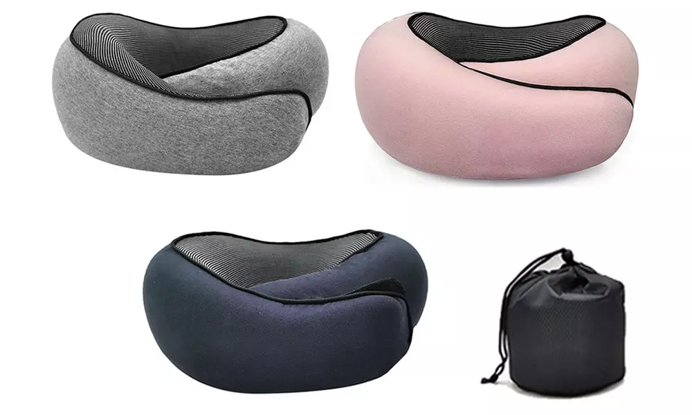 Cuscino da viaggio in memory foam regolabile