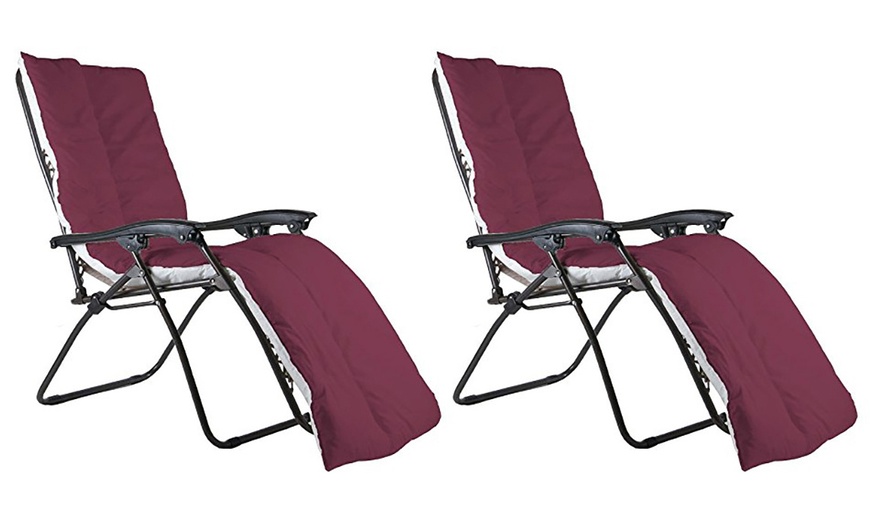 Image 11: Sun Lounger Cushions