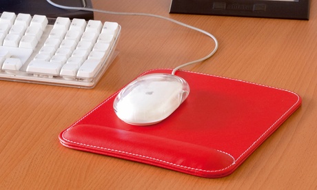 1 o 2 tappetini per mouse con cuscinetti ergonomici, disponibili in 3 colori