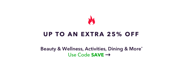 Up to an Extra 25% Off