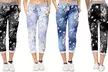 Women's Floral Print Sweatpants - Second Medium