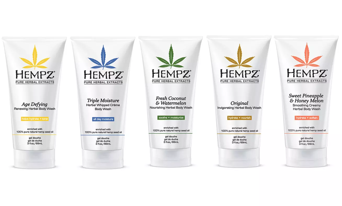 Hempz Herbal Body Wash Bundle (3 Oz.) (2-, 3-, or 4-Pack) - Primary Image