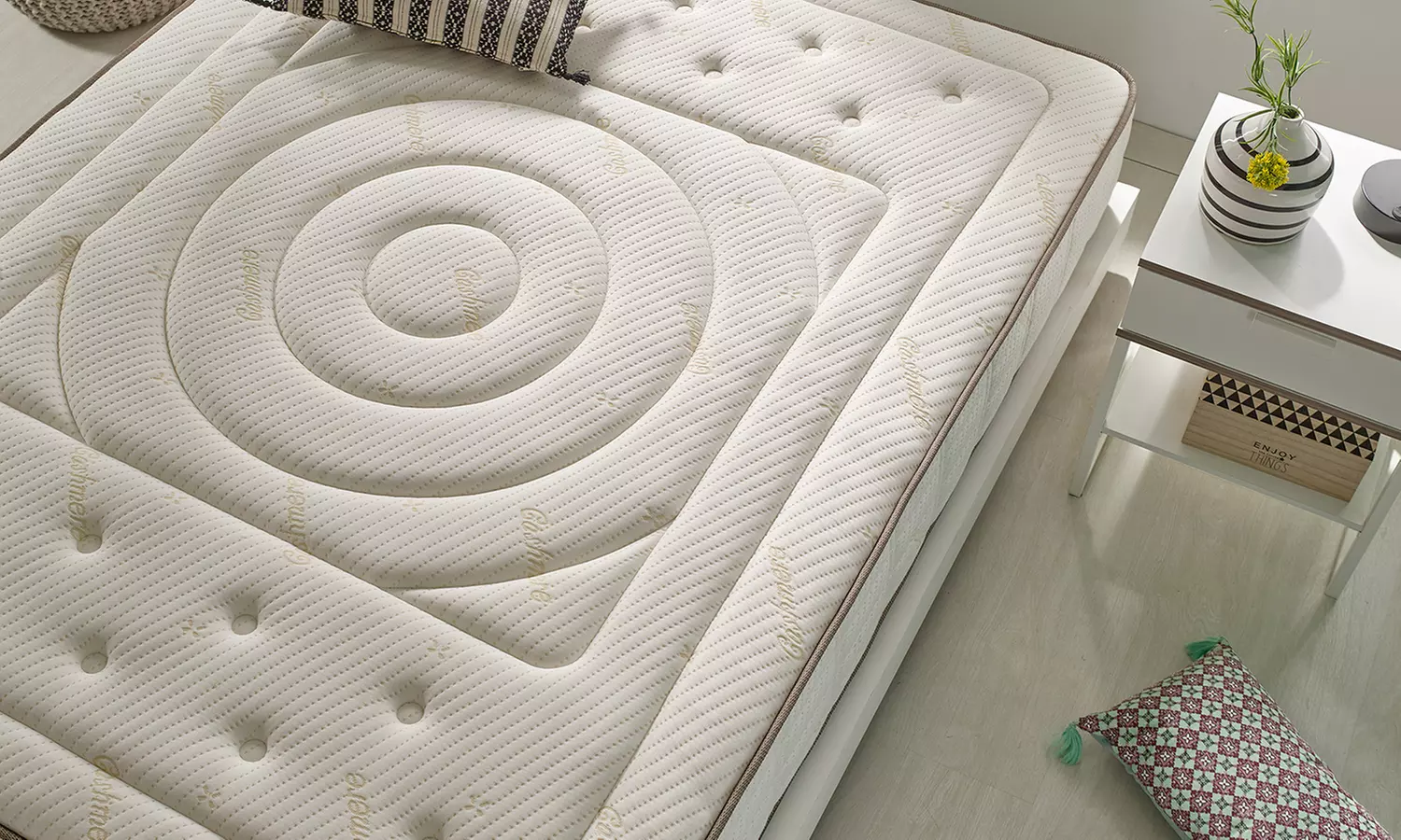 Gelmatras "Cashmere Royal Deluxe", schimmeldodend, gratis verzending