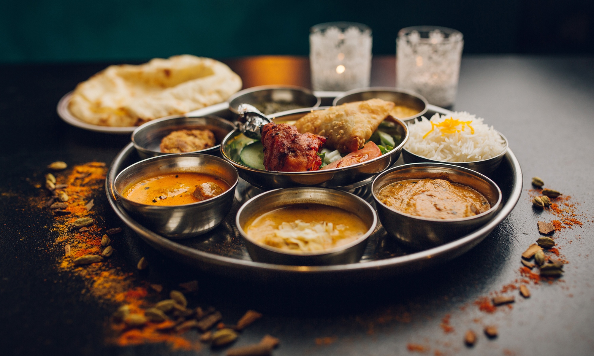 Spécialités indo-pakistanaises au restaurant Le Thali