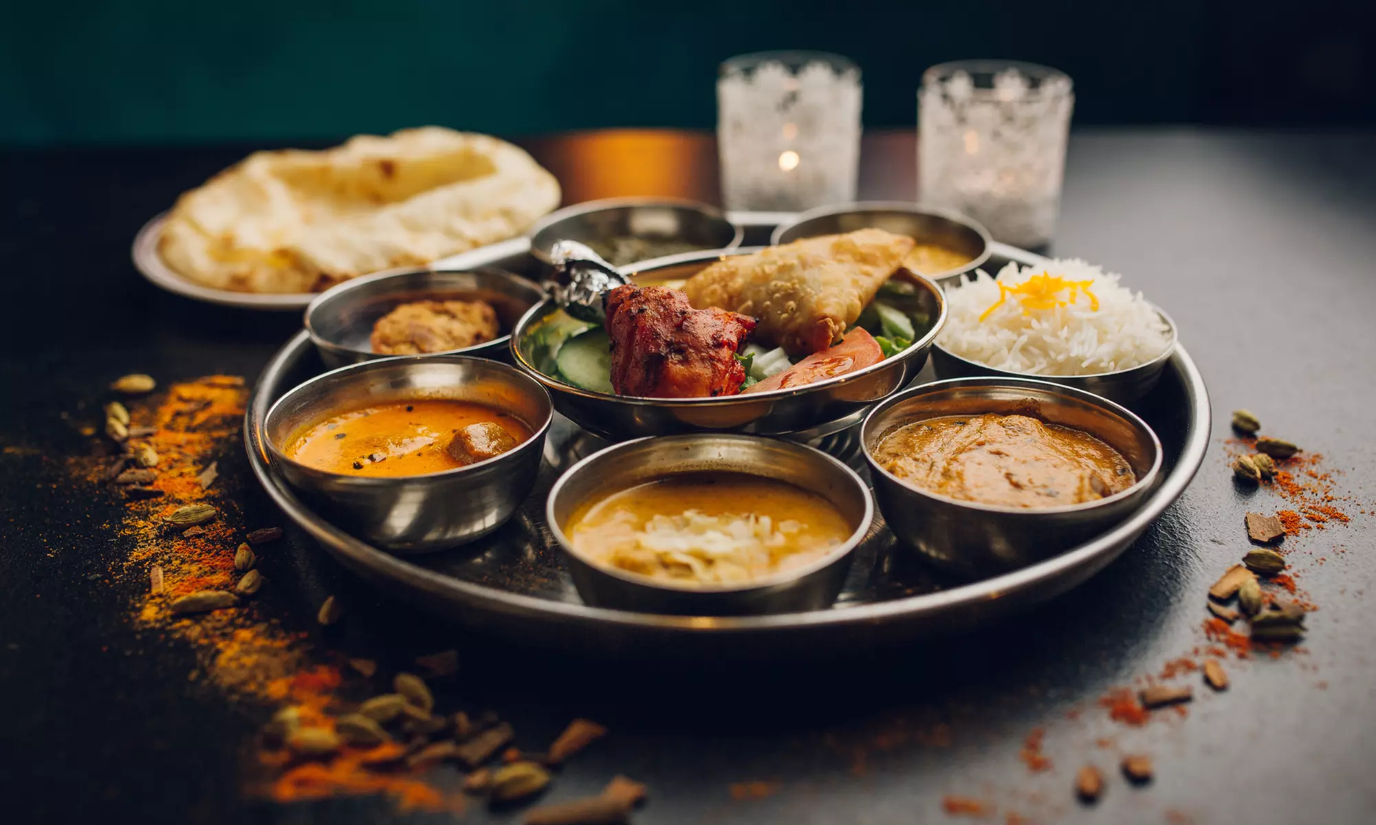 Spécialités indo-pakistanaises au restaurant Le Thali