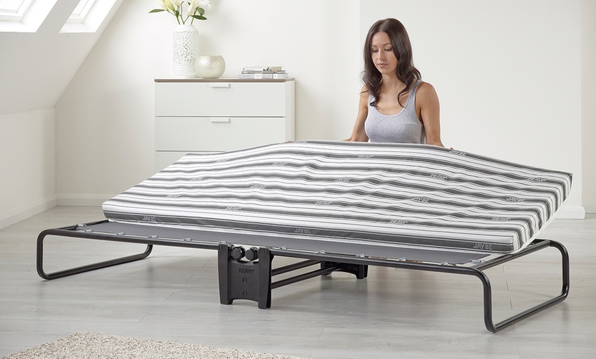 Image 3: Jay Be folding bed and mattress