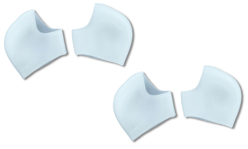 Image 4: One or Two Pairs of Silicone Gel Heel Sleeves