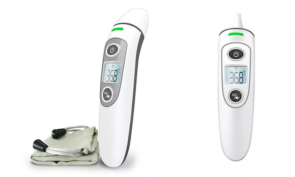 Thermomètre infrarouge frontal et auriculaire pour enfants et adultes - Primary Image