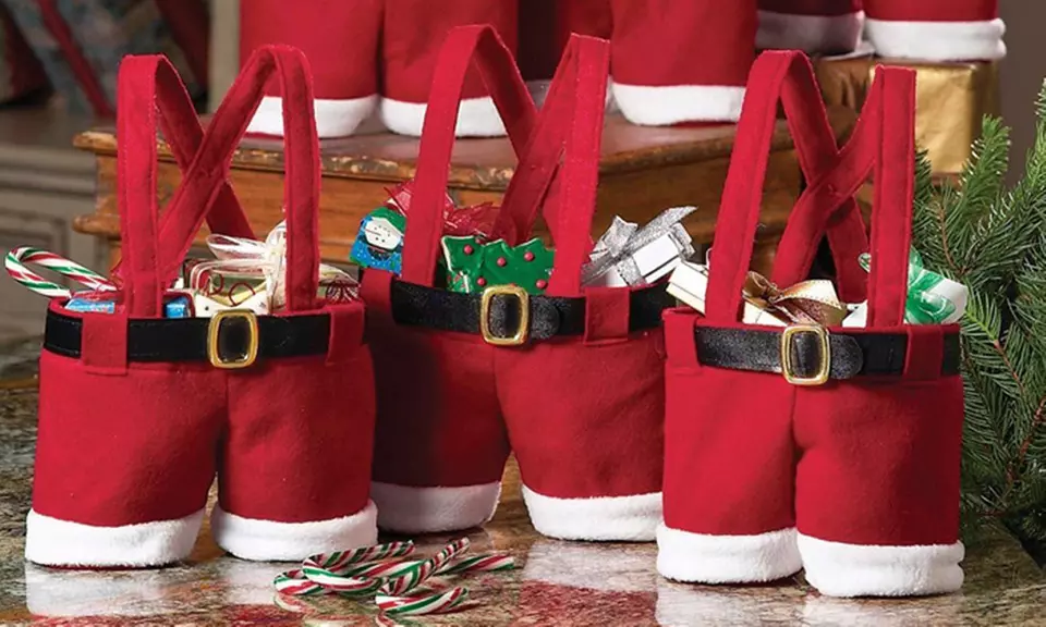 1x, 2x, 4x oder 6x Santa Pants Geschenkverpackung - Primary Image