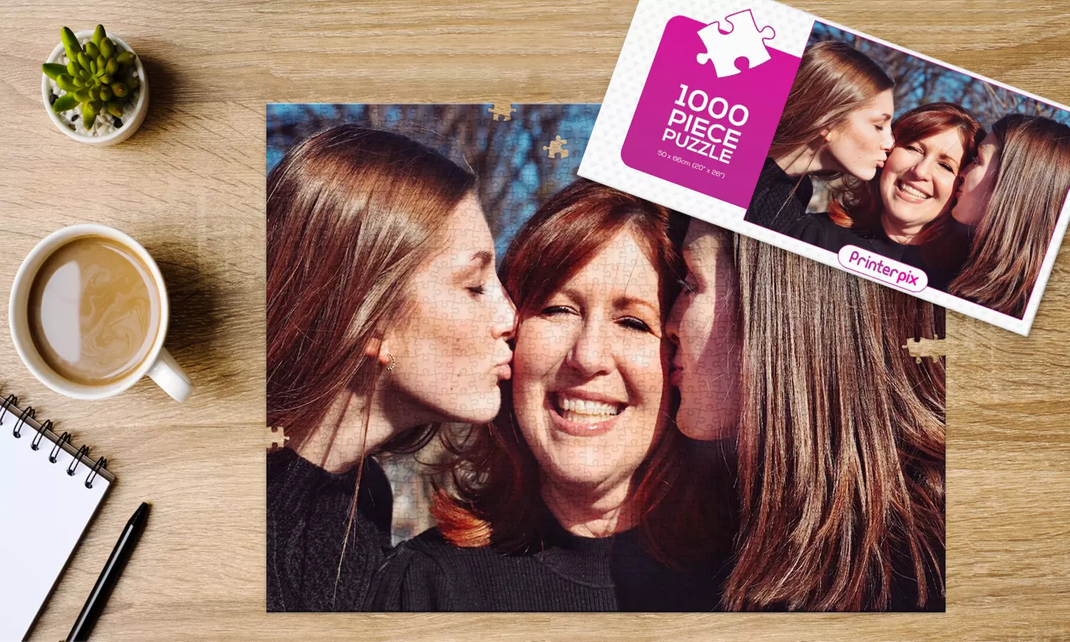 Premium Personalized Boxed Puzzles from Printerpix (Up to 62% Off). Four Options Available. - Primary Image