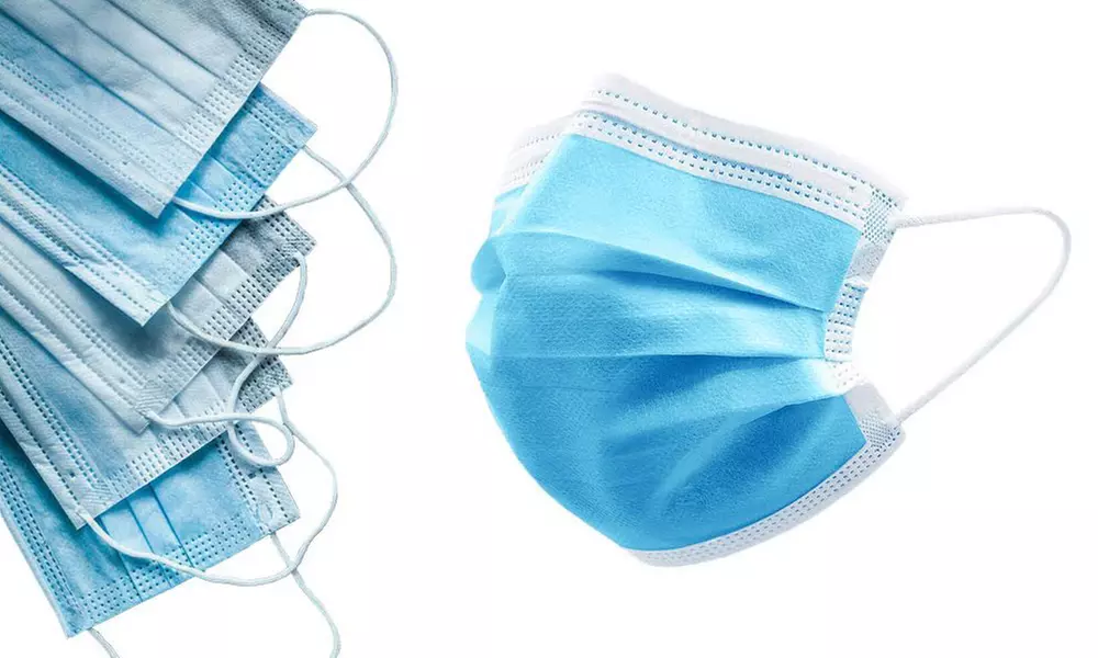 Disposable Non-Medical Earloop Face Mask (30-, 50-, or 100-Pack) - Primary Image