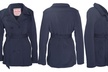 LeeHanTon Women's Fitted Sherpa Double-Breasted Fleece Jacket. Plus Sizes Available. - Second Medium