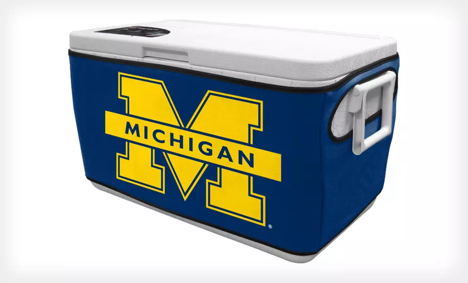 $11.99 for an NCAA 48-Quart Cooler Cover ($29.99 List Price). 22 Teams Available. Free Returns. - Second Medium