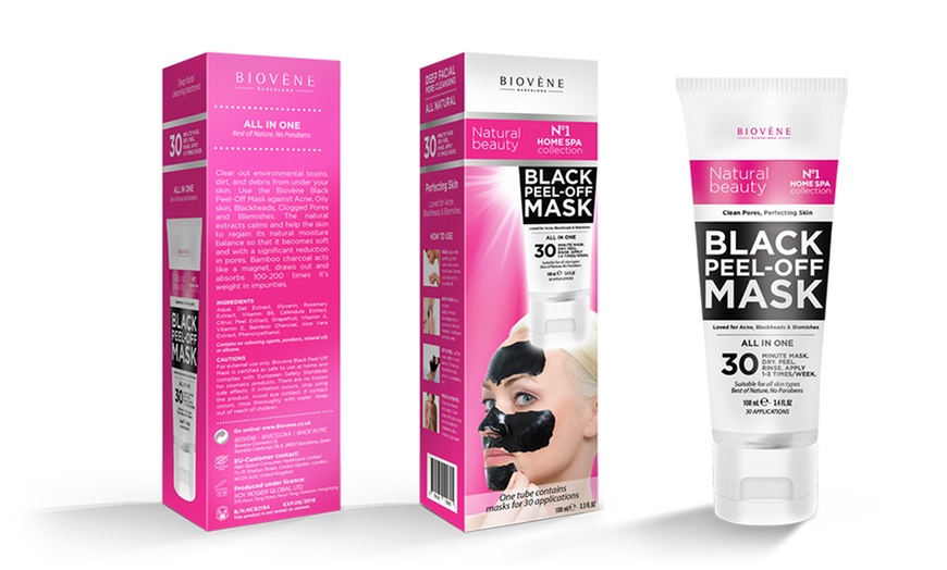 Image 2: 30 or 60 Black Peel-Off Masks